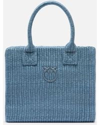 Pinko - Beach Small Shopping Tote - Lyst