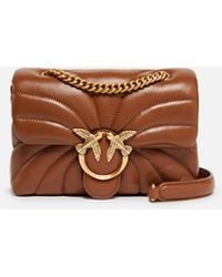 Pinko - Love Bag Puff Butterfly Mini Nappa Leather Crossbody Bag - Lyst