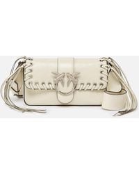 Pinko - Borsetta Soft Love Bag Slouchy Con Frange E Tracolla - Lyst