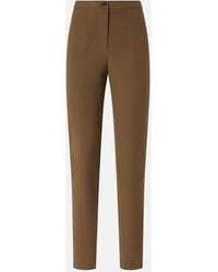 Pinko - Skinny Trousers With Adjustable Hem - Lyst