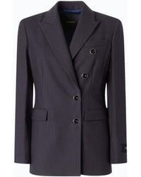 Pinko - Double-Breasted Slim-Fit Wool-Blend Jacket - Lyst