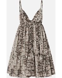 Pinko - Mini Dress With Snake Print - Lyst