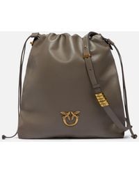 Pinko - Borsa A Spalla Media Slouchy Bag Verticale - Lyst