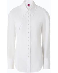 Pinko - Slim-Fit Shirt With Drawstring - Lyst