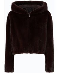 Pinko - Chaqueta Corta Efecto Pelo - Lyst