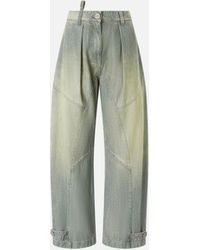 Pinko - P-pants Jeans In Vintage Denim With Balloon Leg - Lyst