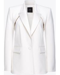 Pinko - Single-breasted Blazer With Back Detail - Lyst