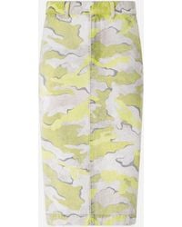 Pinko - Camouflage Calf-Length Skirt - Lyst