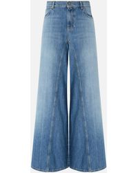 Pinko - Flared Jeans With Super Wide Leg - Lyst