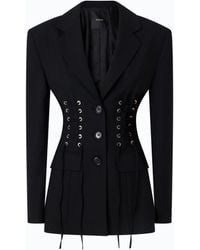 Pinko - Slim-Fit Jacket With Bustier Design - Lyst