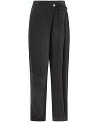 Pinko - Carrot-Fit Wrap Trousers - Lyst