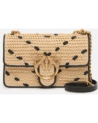 Pinko - Love One Mini Light Dc Rafia + V Ss26 - Lyst