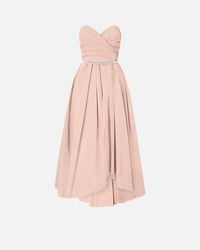 Pinko - Elegant Long Dress With Jewel Belt - Lyst