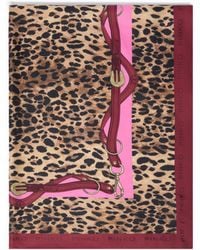 Pinko - Scarf With Spotted Print - Lyst
