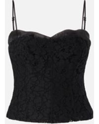 Pinko - Lace Bustier Top - Lyst