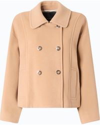 Pinko - Double-Breasted Pea Coat - Lyst