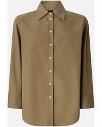 Pinko - Poplin Shirt With Lace Details - Lyst