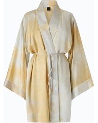 Pinko - Gradient Satin Kimono With Belt - Lyst