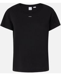 Pinko - T-Shirt Mini Logo Limo - Lyst