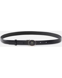 Pinko - Round Enamel H2 Belt.Low Calf Ss26 - Lyst
