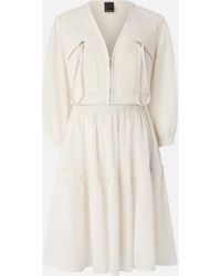 Pinko - Two-piece-effect Mini Dress With Relaxed-fit Skirt - Lyst