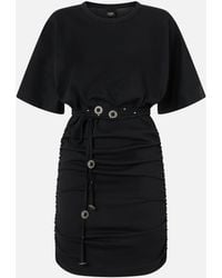 Pinko - Short Dress With Belt - Lyst