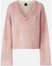 Pinko - Wide-fitting Mohair- And Wool-blend Sweater - Lyst