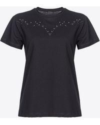 Pinko - T-shirt With Rodeo Embroidery - Lyst