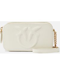 Pinko - Piccola Borsa A Tracolla Con Logo Love Birds - Lyst