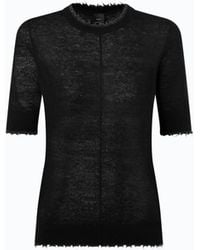 Pinko - Short-Sleeved T-Shirt With Frayed Edges - Lyst