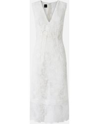 Pinko - Ärmelloses Midikleid Aus Spitze - Lyst