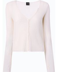 Pinko - Ribbed Cardigan With Buttons - Lyst