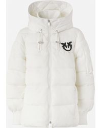 Pinko - Technical Canvas Jacket With Hood - Lyst