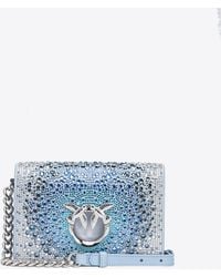 Pinko - Galleria Full-Rhinestone Mini Love Bag Click - Lyst