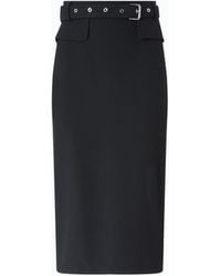 Pinko - Pencil Skirt With Belt - Lyst