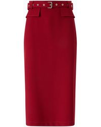 Pinko - Pencil Skirt With Belt - Lyst