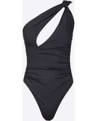 Pinko - One-shoulder One-piece Swimsuit - Lyst