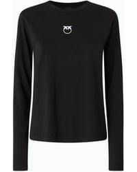 Pinko - Sweater With Love Birds Logo - Lyst