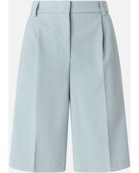 Pinko - Bermuda Shorts With Pressed Pleat Detail - Lyst