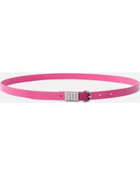 Pinko - 1.2-Cm Belt With Lettering Logo - Lyst