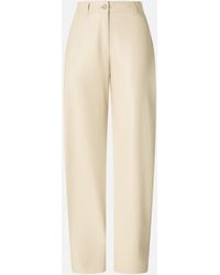Pinko - Leather-effect Balloon Trousers - Lyst
