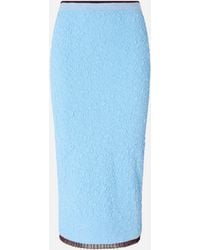 Pinko - Slim-Fit Jacquard Midi Skirt - Lyst