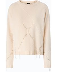 Pinko - Pullover Aus Wolle Und Kaschmir Mit Maxi-Rauten - Lyst