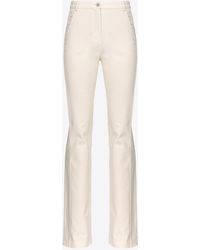 Pinko - Flared Tricotine Trousers - Lyst