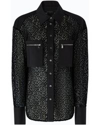 Pinko - Lace Shirt With Pockets - Lyst