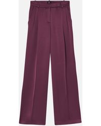 Pinko - Tailored Satin Trousers - Lyst