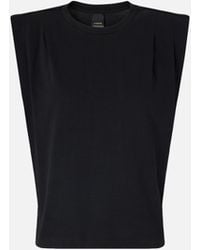 Pinko - Sleeveless Double Jersey T-Shirt - Lyst
