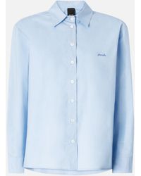 Pinko - Camisa Cuadrada De Popelina - Lyst