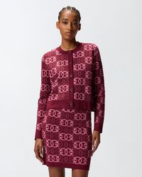 Pinko - Cardigan À Logo Love Birds - Lyst