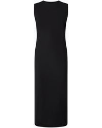 Pinko - Slim-Fit Midi Dress With Lacing - Lyst